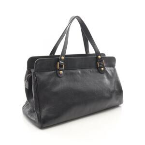 Gucci black Blondie GG Interlocking leather handbag